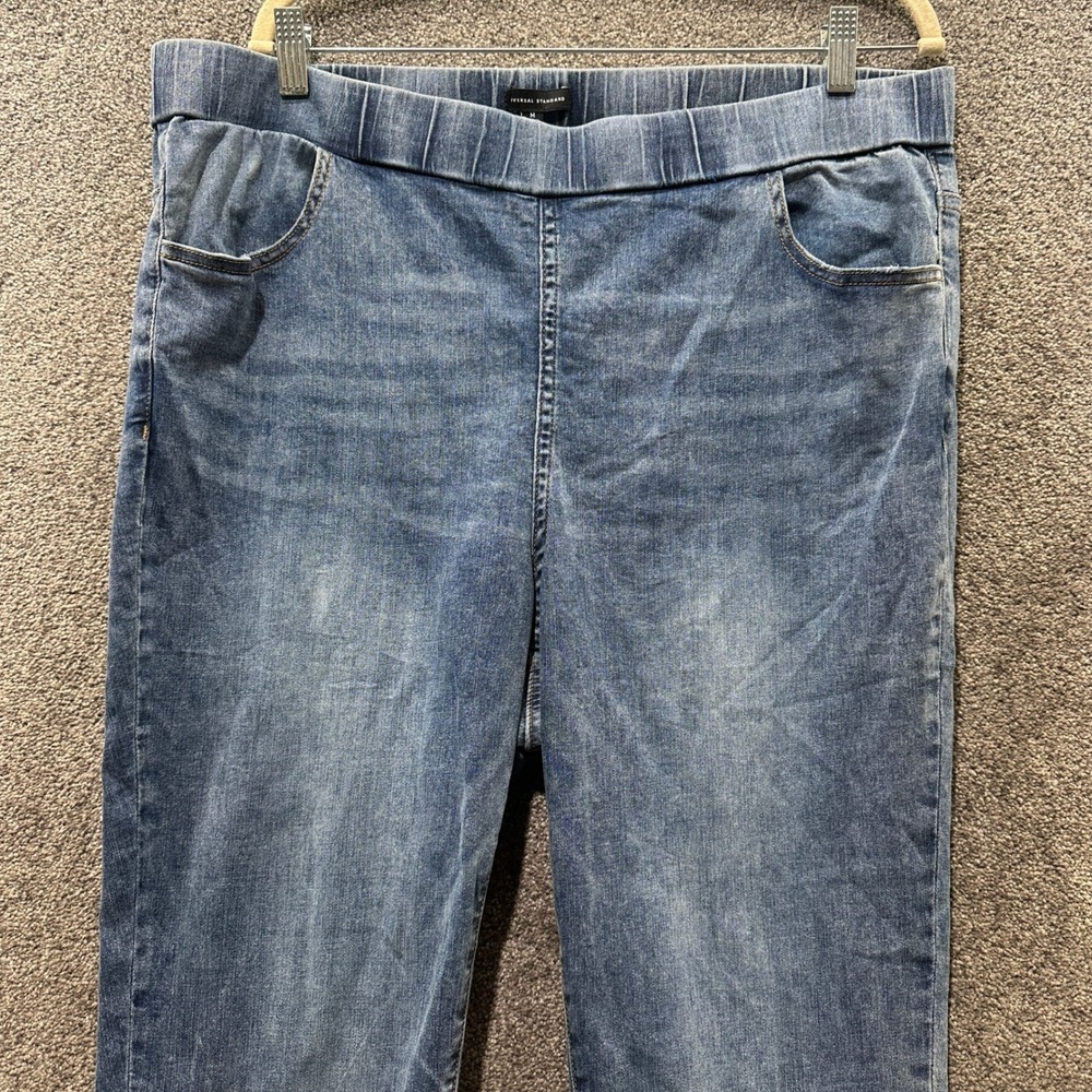 Universal Standard Comfort Dont Call Then Jeggings Jeans M (18-20) Casual Denim - Picture 8 of 15
